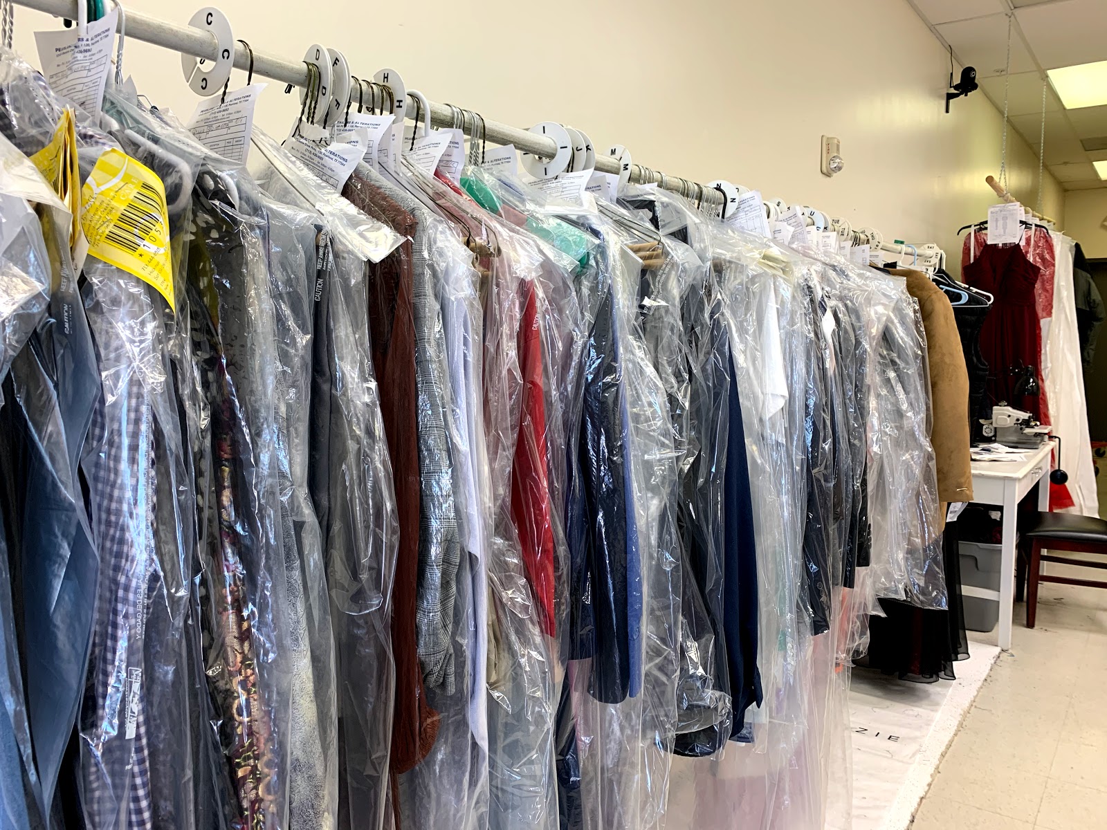 Inside Pearland Tailor & Alterations